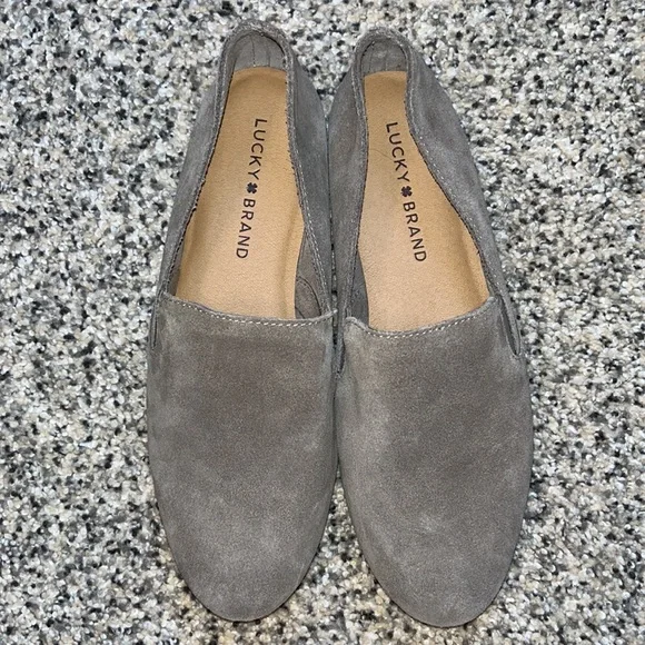 Lucky Brand Suede Loafers - Picture 2 of 3